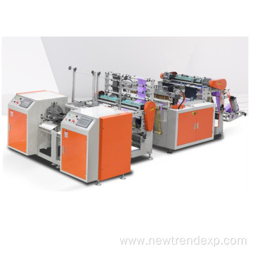 Double lines Rolling bag making machine